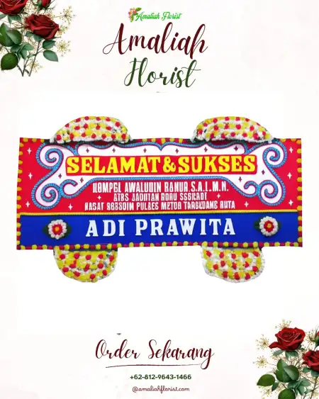 Papan Bunga Ucapan Selamat Rangkapan Jaya